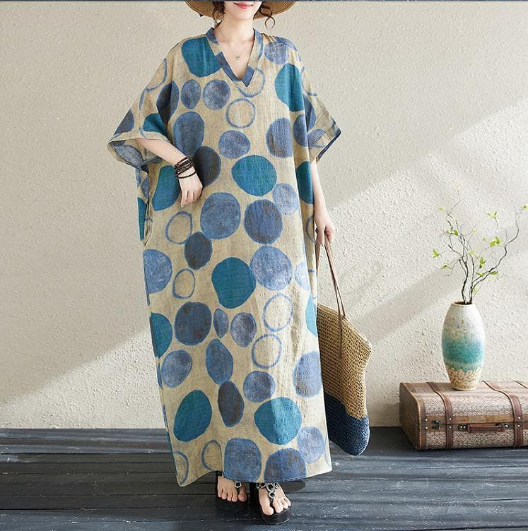 【大きいサイズ】 レディース ロング　ワンピース　春夏 秋 新品 半袖