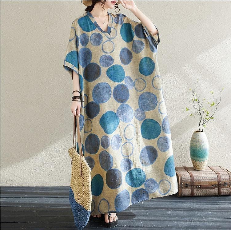 【大きいサイズ】 レディース ロング　ワンピース　春夏 秋 新品 半袖