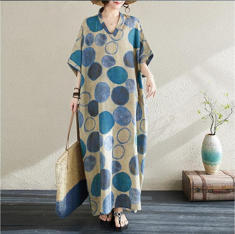 【大きいサイズ】 レディース ロング　ワンピース　春夏 秋 新品 半袖