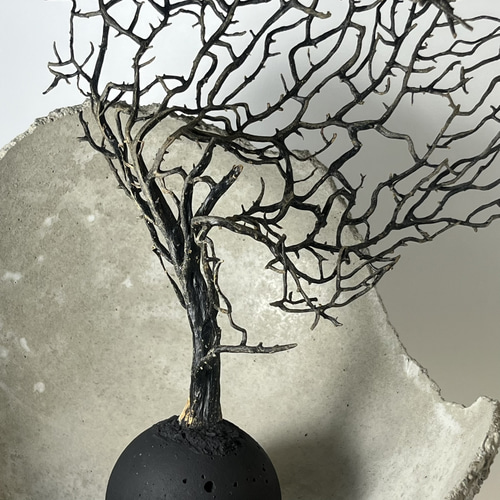 石と木のアート【送料無料】mu-23 立体・オブジェ Ishimoku 通販