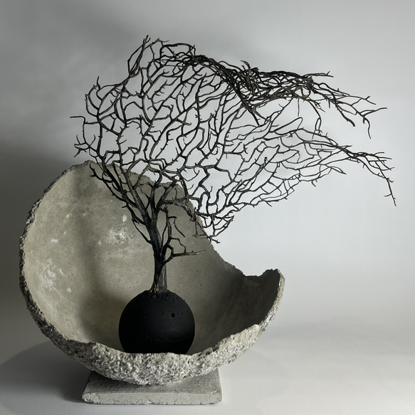 石と木のアート【送料無料】mu-23 立体・オブジェ Ishimoku 通販