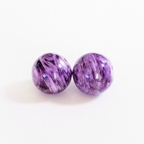 ✿天然色【厳選】チャロアイト 【11.5mm】1 粒売り 〘世界三大