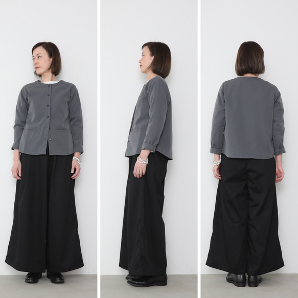 アウトレット　Maki pants - beige / black 12枚目の画像