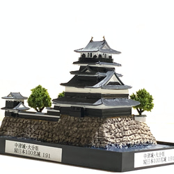 彦根城 ジオラマ クリアケース付 ☆【完成品】彦根城・滋賀県 お城 ミニジオラマ 手のひらサイズ 城コレ