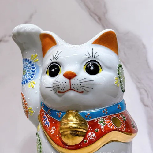 九谷焼 招き猫】九谷焼ハクシェン8号 その他アート ourlittlezone 通販