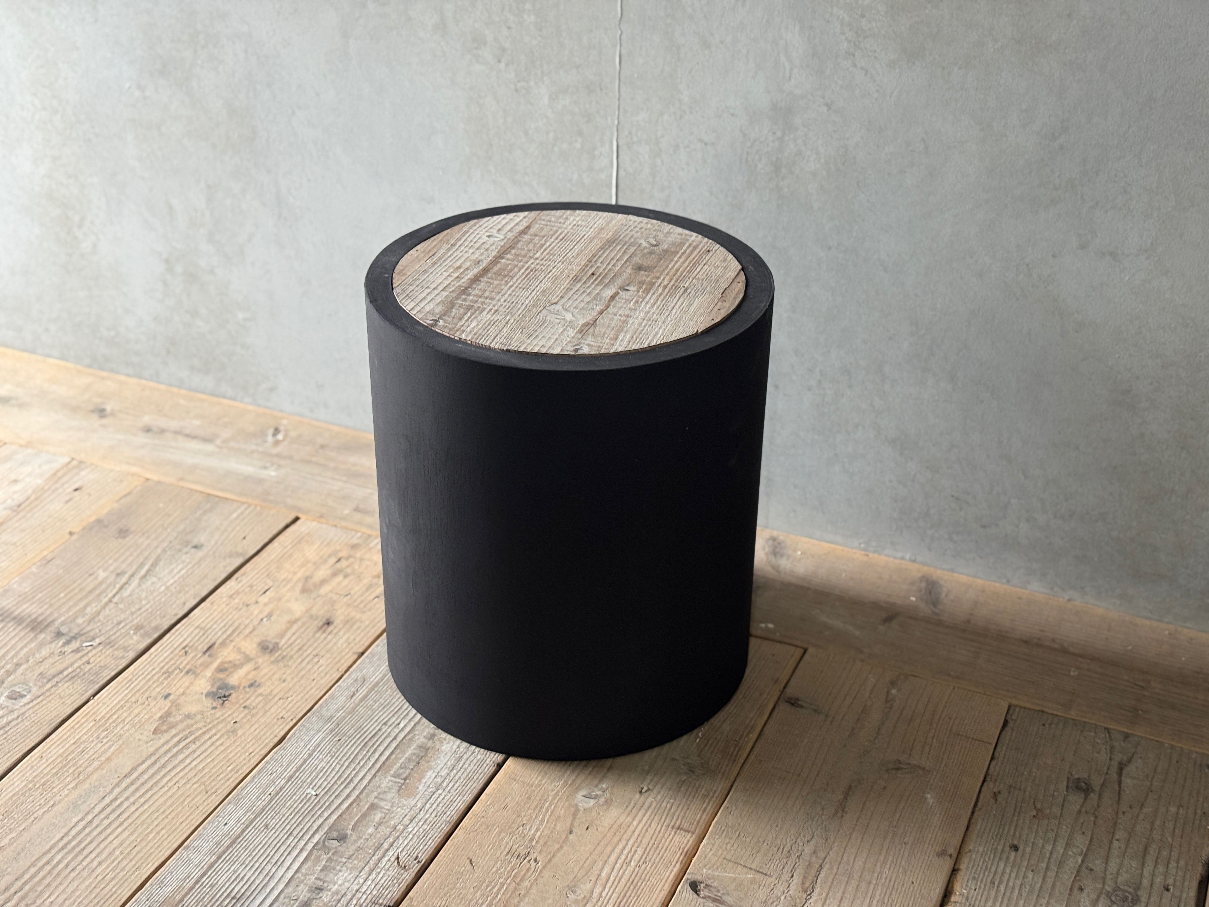 丸スツールΦ35cm　椅子　足場　古材　カフェテーブル　スツールアイアン　ダイニング　テーブル　おしゃれ　家具　リビング