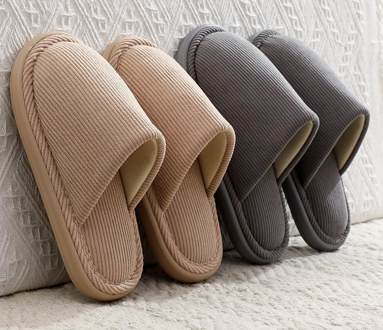 防臭 綿スリッパ メンズ 春秋用 インドア カップル用 滑り止め 暖かい フロアスリッパ 男女兼用