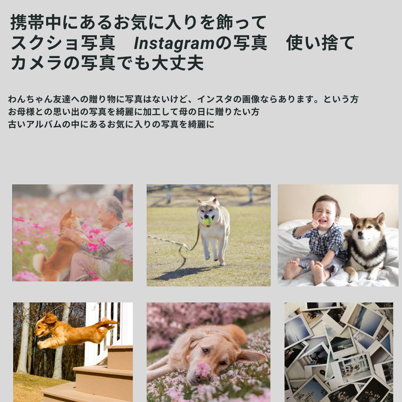 思い出を、花とともに残す 写真から作る オーダーメイド フラワーボックス ギフト　母の日　誕生日　名入れ