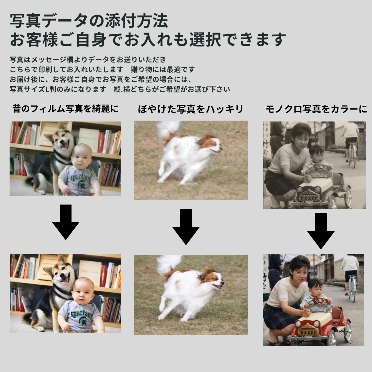 思い出を、花とともに残す 写真から作る オーダーメイド フラワーボックス ギフト　母の日　誕生日　名入れ