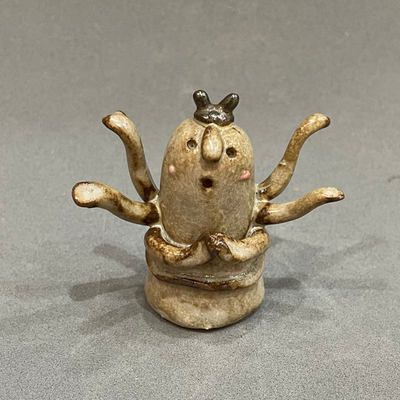 アンティーク　ハニワ　古代文化の陶器置物　飾り ちょっと変わった埴輪さん】 はにゅら 阿修羅像 ハニワ 埴輪 はにわ