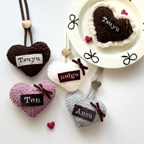 名入れ可能**ころんとハートのビブ バレンタイン 犬用/ギフト/犬用