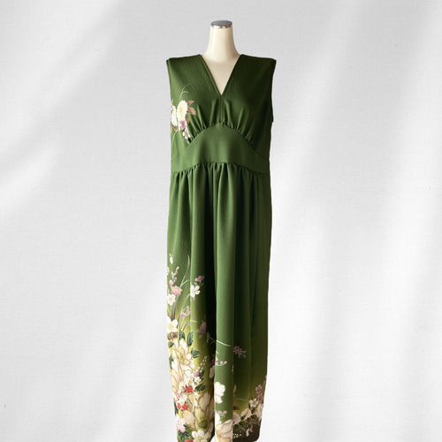 2026パリトレンドカラー】正絹縮緬振袖リメイク カクテルドレス