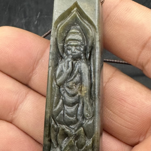 2025.12.26 南無大勢至菩薩梵字スタンプ　新潟産硫化瑪瑙 2025.12.26 南無大勢至菩薩梵字スタンプ 新潟産硫化瑪瑙 ネックレス