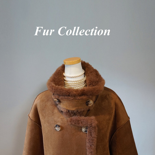 英国調☆ダブルボタン2WAY コートリバーシブル寒さ対策ボアコートムートンコート 英国調☆ダブルボタン2WAY コート リバーシブル仕様 2通り 防寒防風