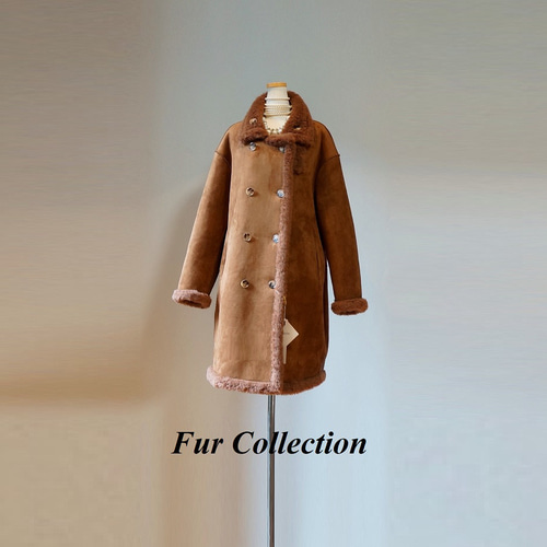 英国調☆ダブルボタン2WAY コート リバーシブル仕様 2通り 防寒防風