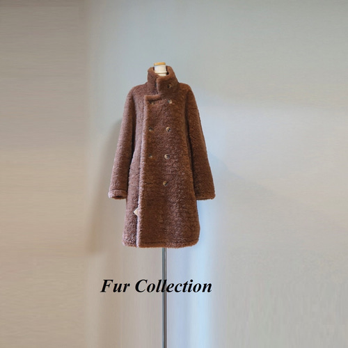 英国調☆ダブルボタン2WAY コート リバーシブル仕様 2通り 防寒防風