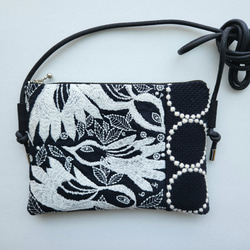 pomppiaのショルダーバッグ ミナペルホネンのファブリックで