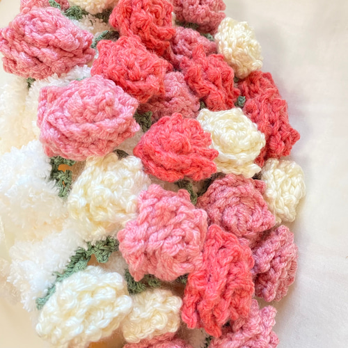 花束 ブーケブランケット プレゼント バラ 毛糸 お祝い 誕生日 編み物