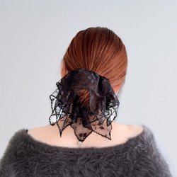 おひげ飾りの猫たち レジンのヘアゴム 4点セット ヘアゴム MIKAMO