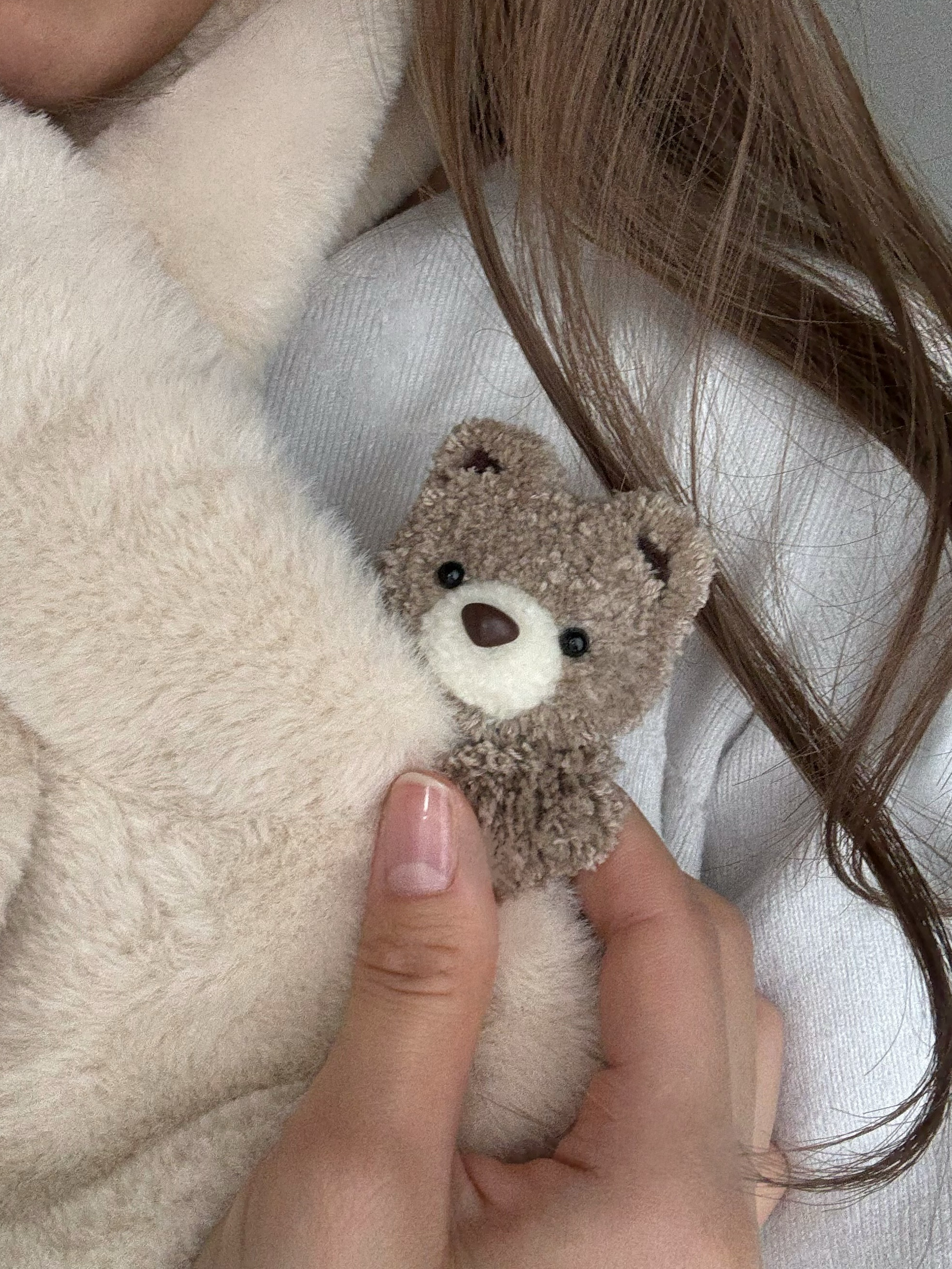 ひょっこりくまのマフラー＊スヌード＊ネックウォーマー