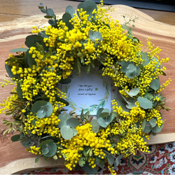 オーダーメイド】 フレッシュ ミモザリース リース Couronne♡mignonne