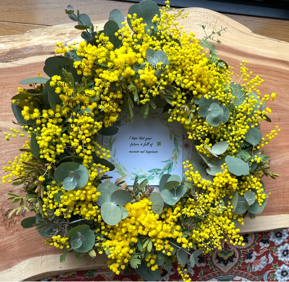 オーダーメイド】 フレッシュ ミモザリース リース Couronne♡mignonne