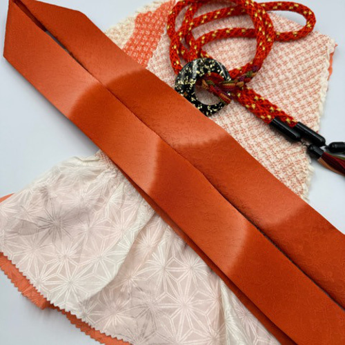 スーパーSALL】6568正絹総絞り帯揚げ＆重ね衿 帯締めセット 振袖 和装