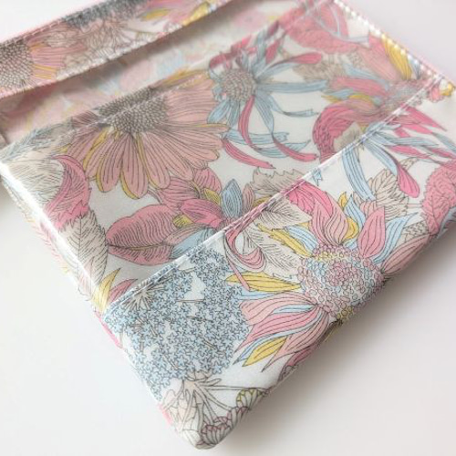 仕切り付きXS L字ファスナー クリアポーチ アンジェリカガーラ