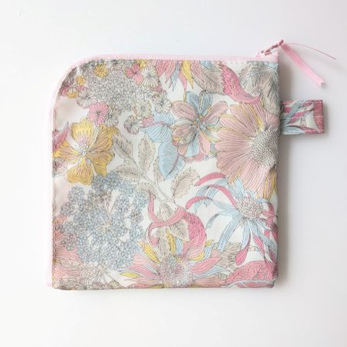 仕切り付きXS L字ファスナー クリアポーチ アンジェリカガーラ