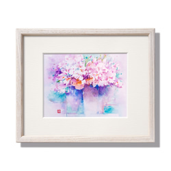 波の歌-1】 油絵原画 F8サイズ 一点物 豪華プレゼント付き 絵画