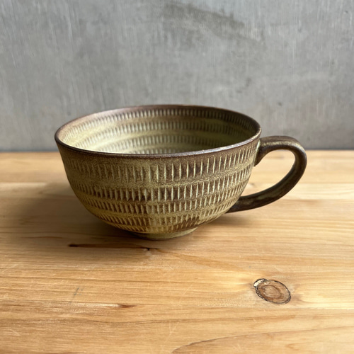 小石原焼 スープカップ マット 翁明窯元 陶器 器 和食器 かわいい