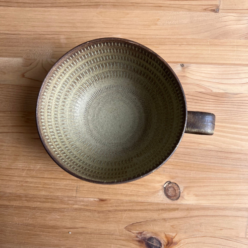 小石原焼 スープカップ マット 翁明窯元 陶器 器 和食器 かわいい