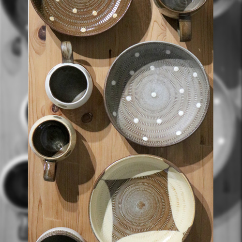 小石原焼 スープカップ マット 翁明窯元 陶器 器 和食器 かわいい