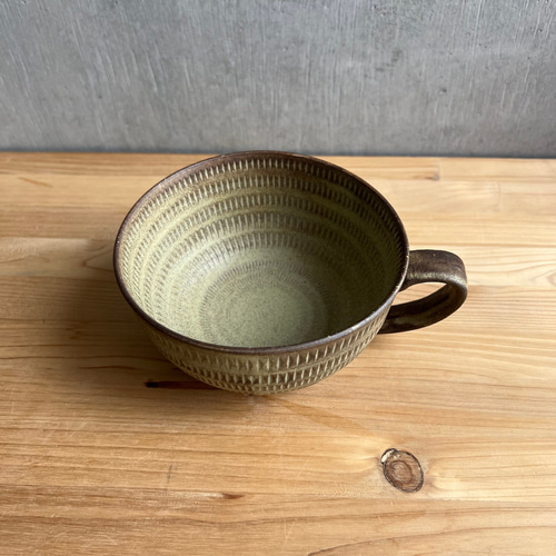 小石原焼 スープカップ マット 翁明窯元 陶器 器 和食器 かわいい