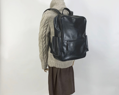 やっちゃん様リクエスト 大容量リュック（ハンドメイド） 大きい本革