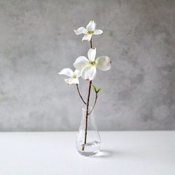 モカラ 蘭 フェイクフラワー アーティフィシャルフラワー 花瓶 ガラス
