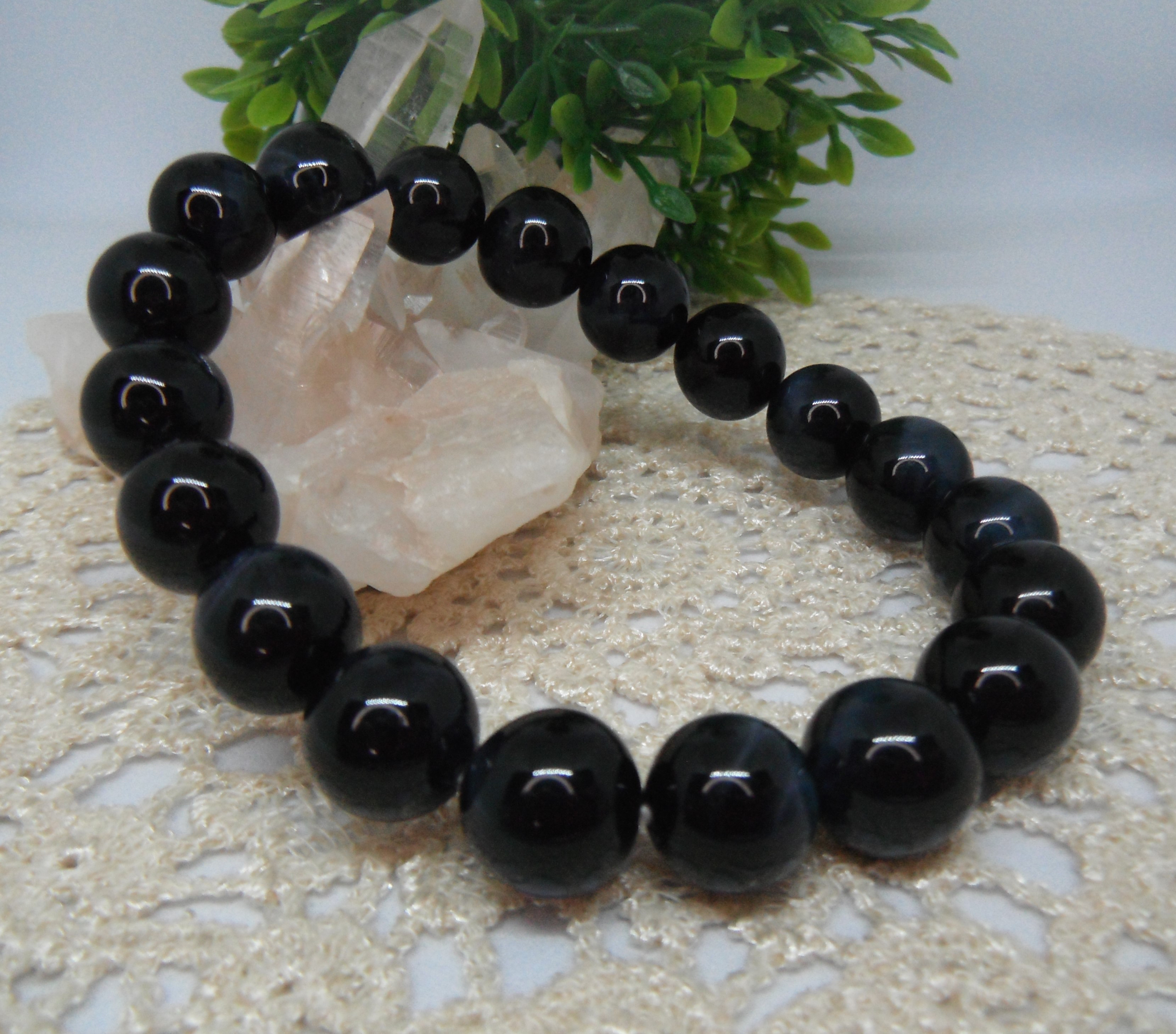 ～鋭い光沢～　ブルータイガーアイブレスレット　天然石ブレスレット　ブレスレット　ぱわーすとーんブレスレット　洞察力　決断