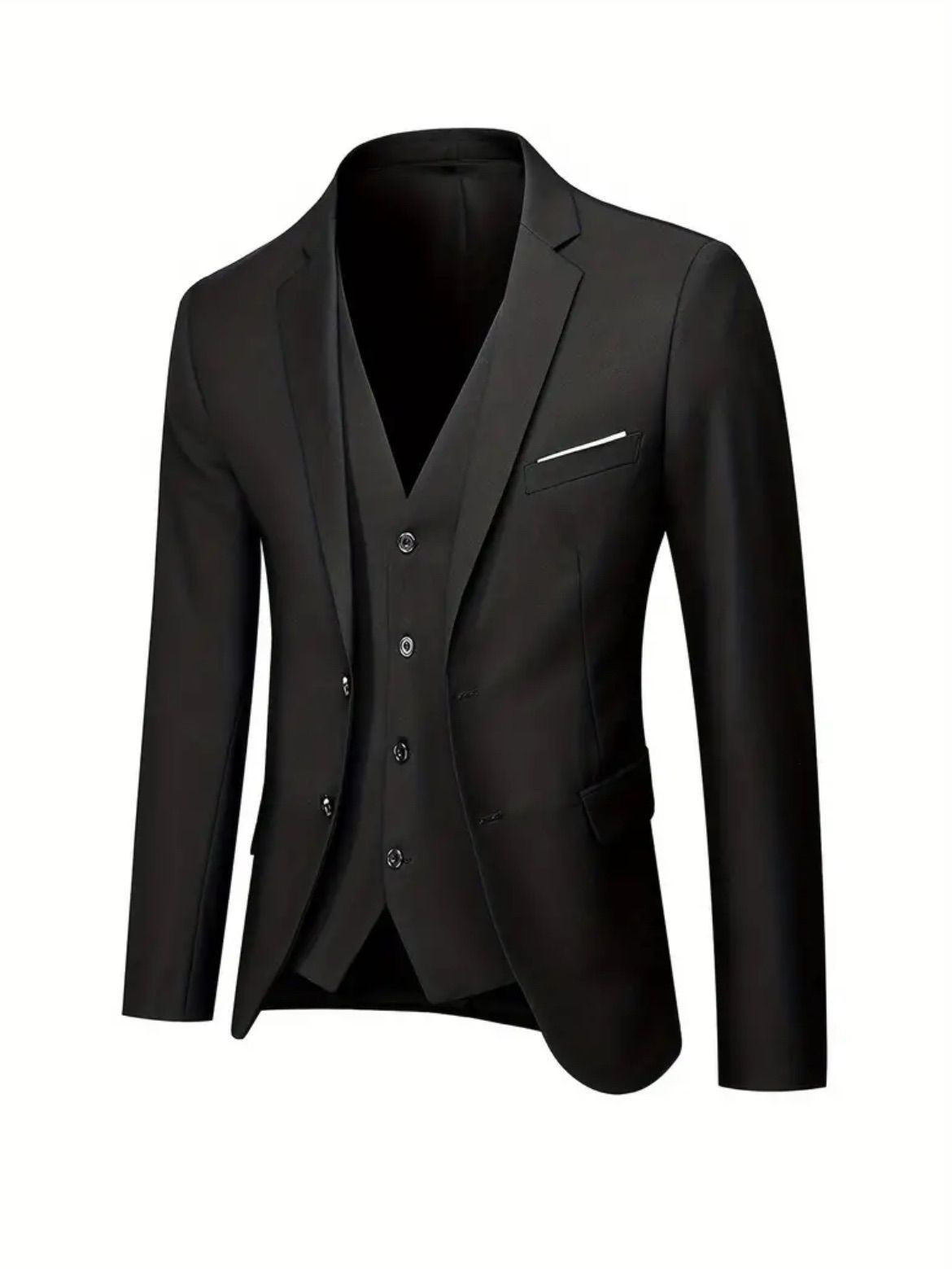 ジャケット スーツ メンズ 男の子 50代 大きいサイズ おしゃれ スリーピース 2つボタン 2パンツ スリム 上下洗え