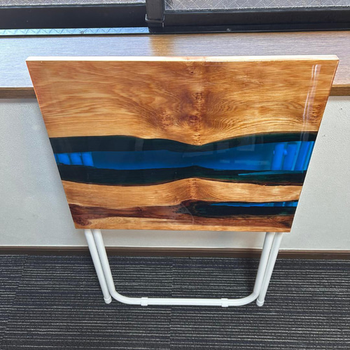 サイドテーブル レジン アイアン 無垢材 木製 コの字 おしゃれ ミニ 一枚板 サイドテーブル レジン アイアン 無垢材 木製 コの字 おしゃれ ベッド