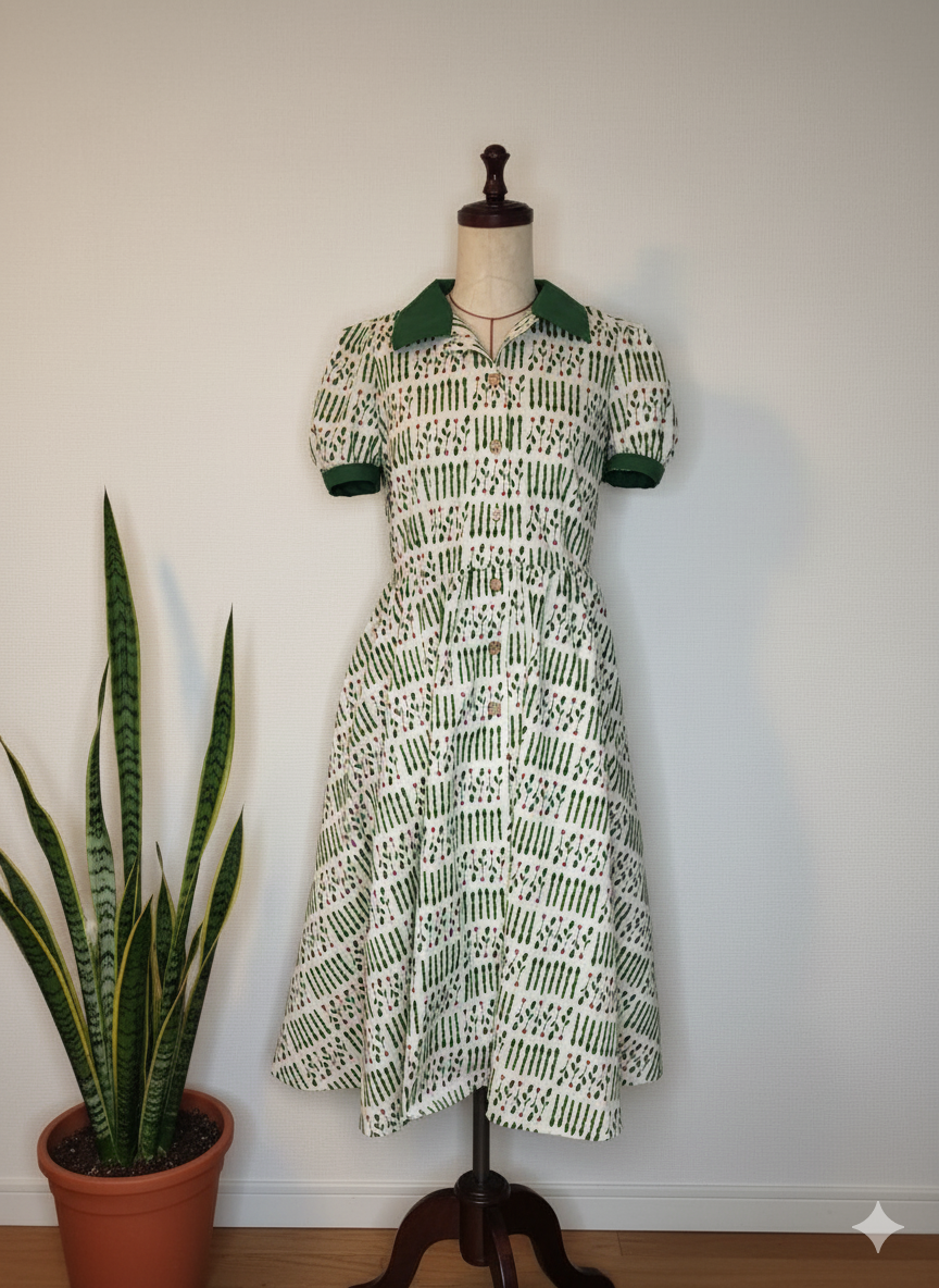 アスパラとラディッシュのワンピース