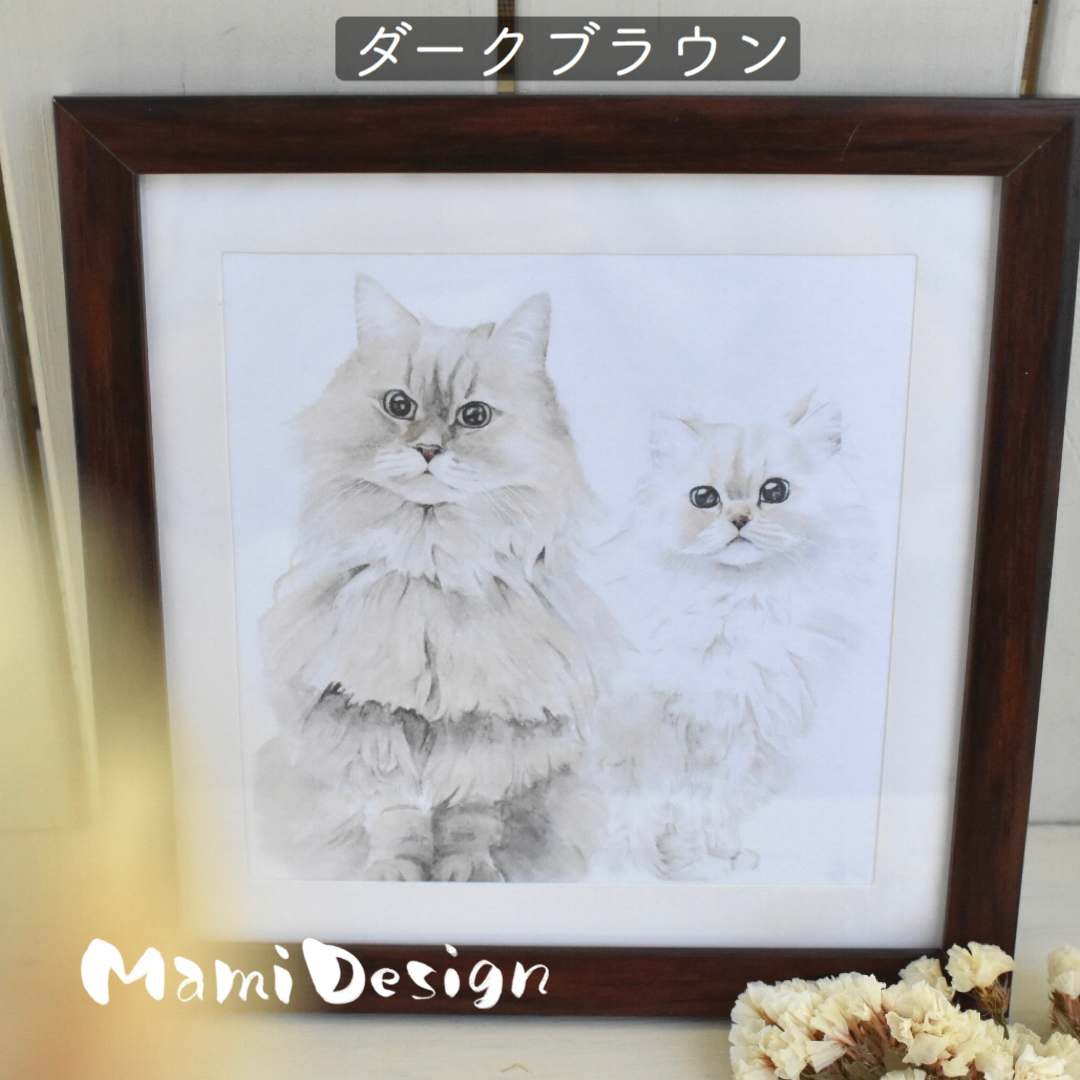 かぞくにがおえ 人物 水彩風似顔絵