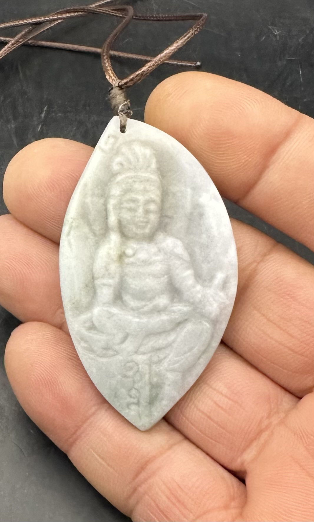 2025.12.27 南無大勢至菩薩午年御守り本尊　糸魚川翡翠 44,200円