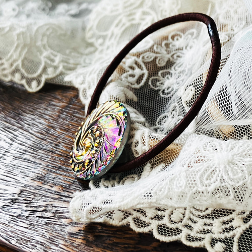 新色》運命の螺旋階段のヘアゴム/ ポニーフック/ストールピン