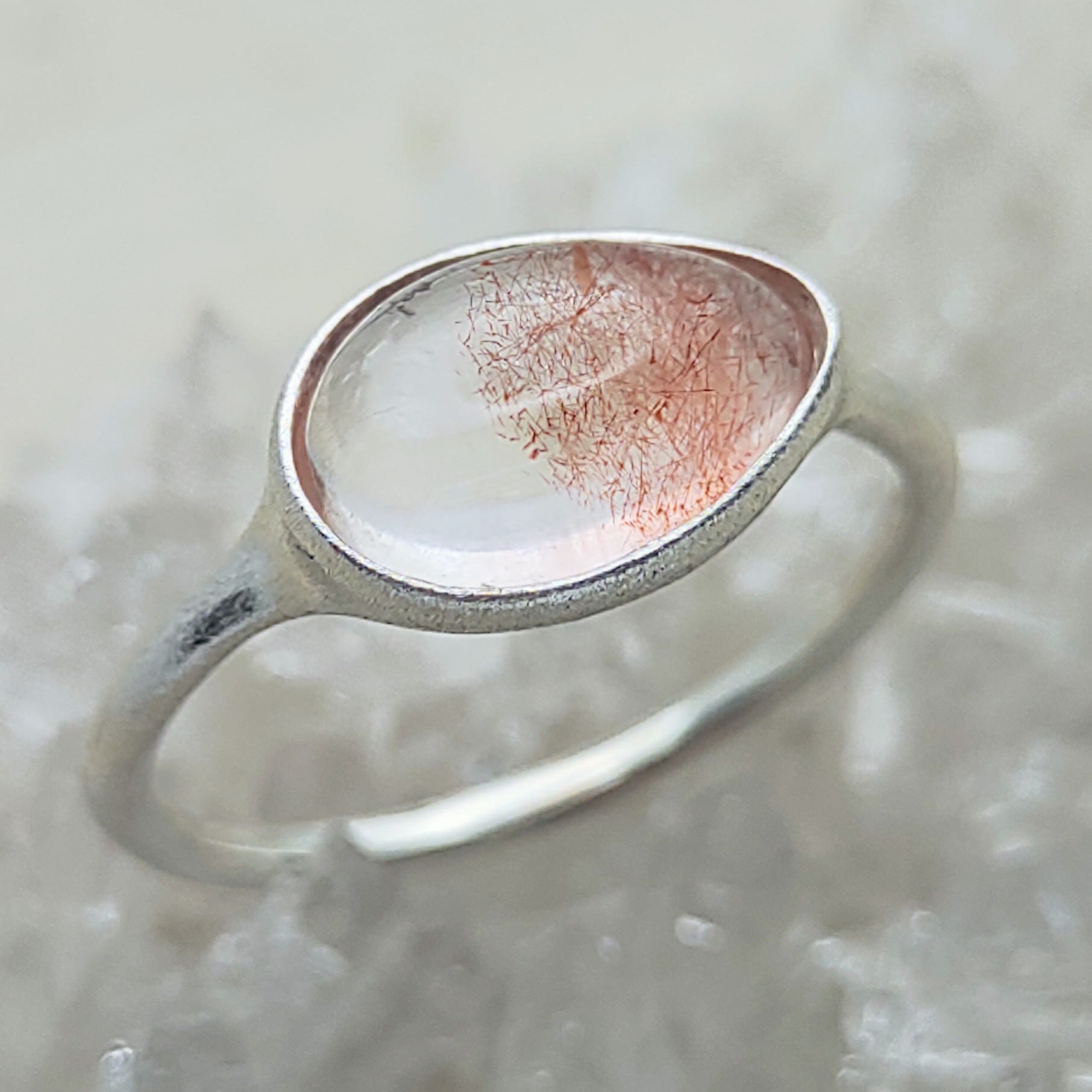 strawberry quartz＊925ring
