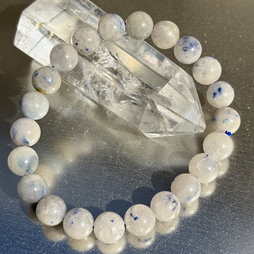 天然石 希少❣️デュモルチェライトinクォーツinクォーツ×シトリン ブレスレット デュモルチェライトインクォーツ ブレスレット✨️高品質天然石【石