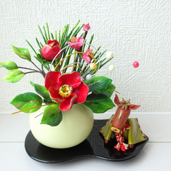 Creema限定【冬の花/粘土の花/クリスマス】雪の花 クリスマスローズ