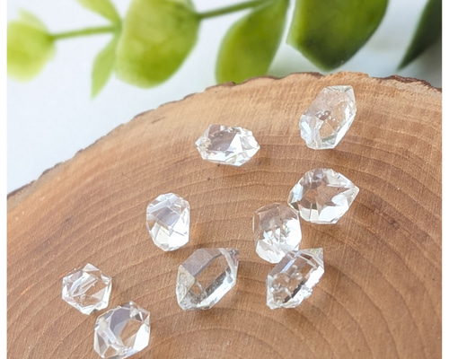 天然石　クリスタル　2個セット 天然石クリスタル2個セット