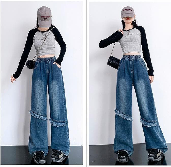 大きいサイズ レディース デニム　パンツ　春 秋冬 新品