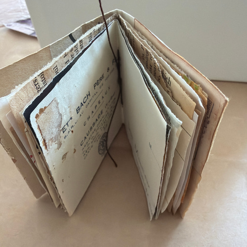 アート⭐︎ジャンクジャーナルブック3冊&リメイクコラージュ封筒の