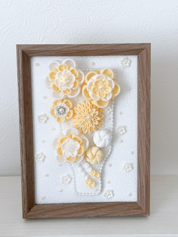 羽子板ver. 卓上 つまみ細工 出産祝い 飾り 和室 インテリア 置物 新居